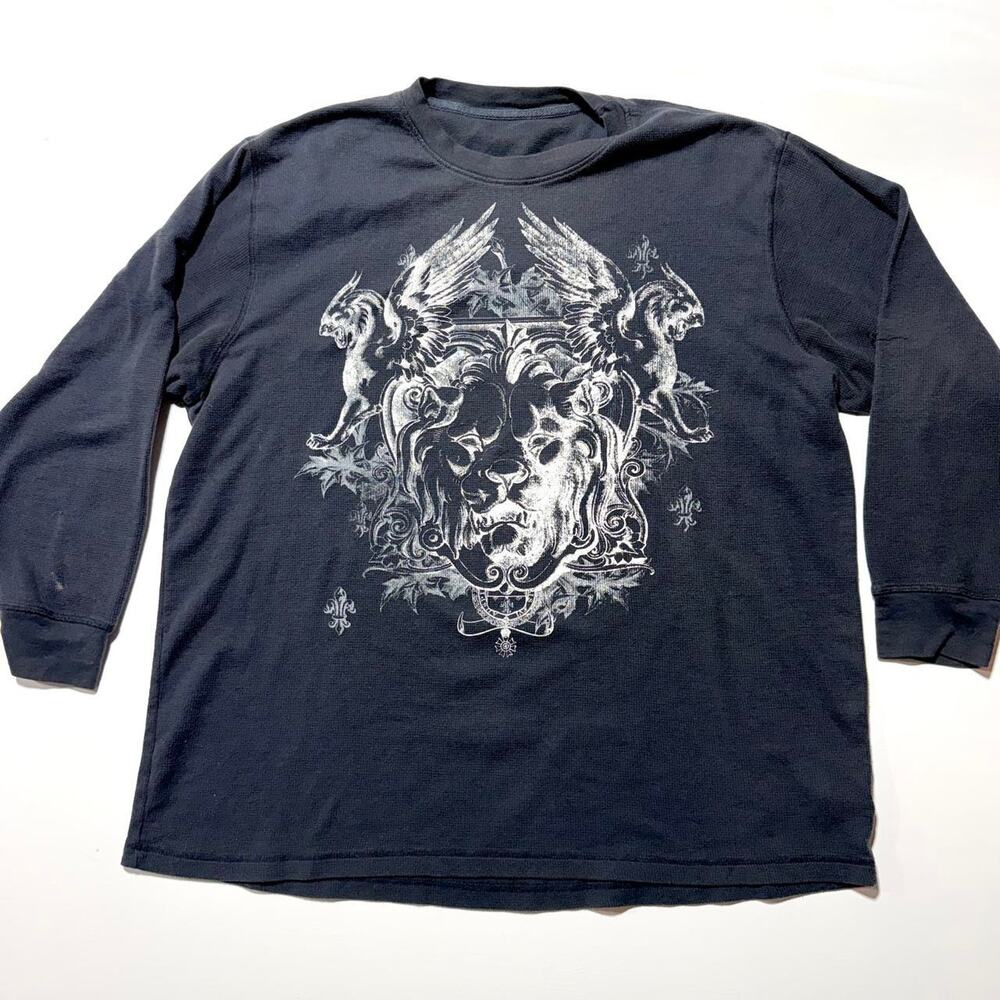 Vintage Y2k Unbranded Grunge Affliction style long sleeve
